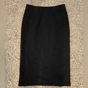 Alice + Olivia Employed Black Pencil Skirt Size 12